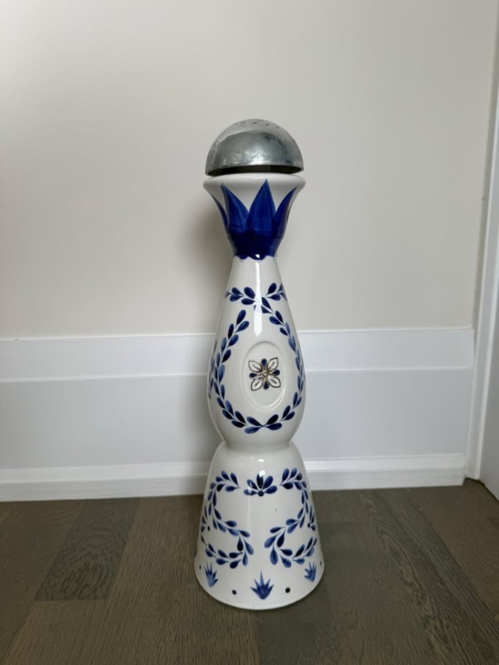 Clase Azul Handcrafted Ceramic Decorative Bottle Bar Cart Decor 16” Tall